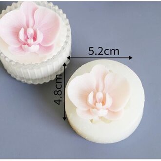 3D Phalaenopsis Aromatherapie Gips Mallen Bloem Chocolade Simulatie Mal Bloem Bakken Deco Home Decoratie Silicone Mold