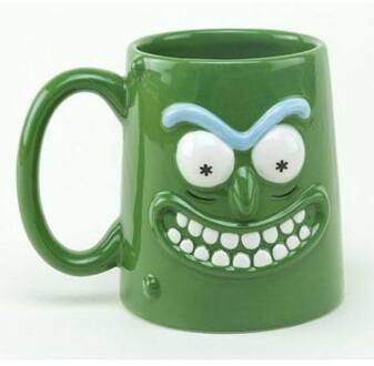3D Pickle Rick Coffee Mug (GYE-MGM0013)
