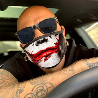 3d Print Funny Skull Face Mask Adults Halloween Costume Washable Reuse Elastic Dust Mascarillas Protective Mouth Masks Masque