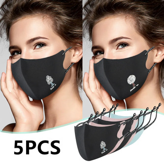 3D Print Mouth Mask Protective Mask Washable Face Mask Reusable Breathable Face Cover Ear Hook Mouth Muffle mascarillas