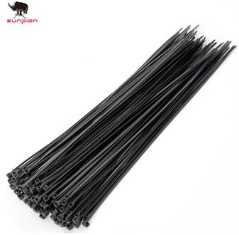 3D printer accessoires 100 stks/zak 5 Kleur 3mm x 150mm zelfsluitende 3D printer Nylon Draad Kabel zip Kabelbinders Zwart