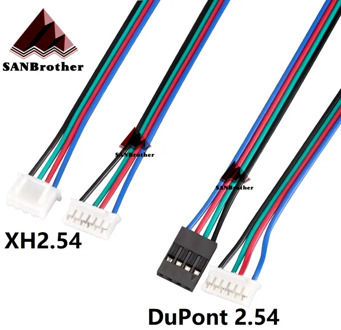 3D Printer Cables HX2.54 4P-PH2.0 6P UM2 Ultimaker 2 Extended + Stepper Motor Cable Wholesale Top Quality.