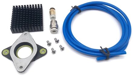 3D Printer Deel Kit Stepping Demper Met Radiator Ptfe Buis PC4 Quick Pneumatische Connector Voor Nema 17 Stepper blauw