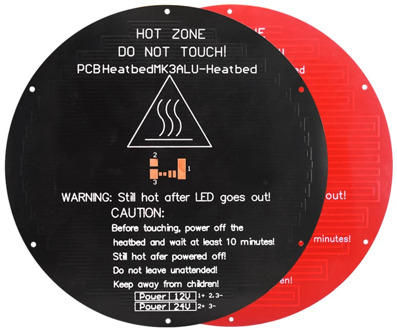 3D Printer MK3 Hot Bed for MK3 Kossel Delta Round Aluminum Heatbed 220*220*3MM Heating Platform