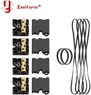 3D Printer Part Ultimaker 2 UM2 DIY Original Injection Slider With Copper Sleeve +Slider Block Spring + GT2 610 200 Timging Belt