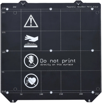 3D Printer Parts Clone I3 MK3 Magnetic Heatbed MK52 24V+MK3 Spring Steel Plate Platform+ PEI Sheet for MK3/MK3S Heated Bed