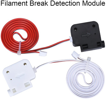 3D Printer Parts Filament Break Detection Module 1.75MM Filament Detecting Module Extruder Cable 1M Run-out Material Sensor CR10