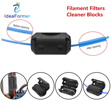 3D Printer Parts Filament Filters Dust Removal Flame Foam Cleaner Blocks For A6 A8 CR10 Ender 3 PRUSA I3 PLA ABS PETG Filament.
