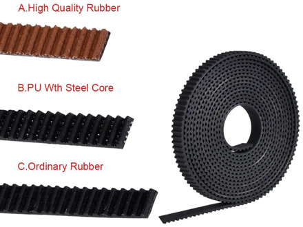 3D Printer Parts GT2-6MM Open Timing Belt GT2 Belt PU With Steel Core 2GT Timing Belt Width 6MM For Reprap Rubber Ramps 1.4