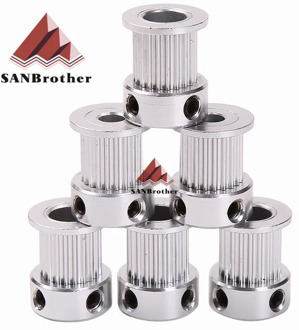 3D Printer Parts GT2 Timing Pulley 16 Tooth 2GT 20 Teeth Aluminum Bore 5mm 8mm Synchronous Wheels Gear Part For Width 6mm 10mm