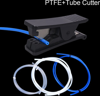 3D Printer Parts PTFE Tube Clear Teflonto Pipe 2*4MM 1.75MM Filament+Tube Cutter For V6 J-head Hotend V5 Bowden Extruder RepRap