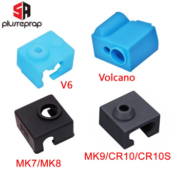 3D Printer Parts Silicone Sock for V6 Volcano MK8/MK9/CR10/CR10S Heated Block Warm Keeping Cover