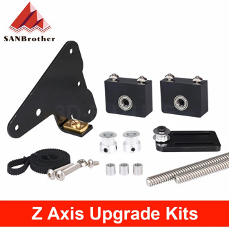 3D Printer Parts Upgrade Kits Creality Ender 3/CR10 Dual Z Axis T8 Lead Screw Kits Bracket Aluminum Profile WIth Belt Pulley