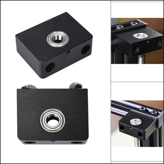 3D Printer Parts Z-Axis Aluminum Block Leadscrew Top Mount For Tornado CR10 Ender 3 Pro CR10 Metal Z-Rod Bearing Holder BLUER