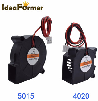 3D printer Reprap parts Cooling Fan 2 Pin Dupont 50x50x15mm/40x40x20mm Blower Fan 12V/24V heated bed filament printing cooling