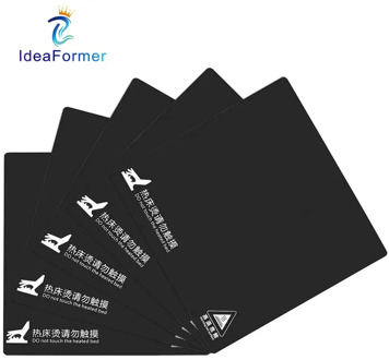 3D Printer Square Heat bed Sticker 214/220/235/310mm Print Build Plate Sticker With 3M Tape For Ender 3/5 Anet A6 A8 3d Printer.