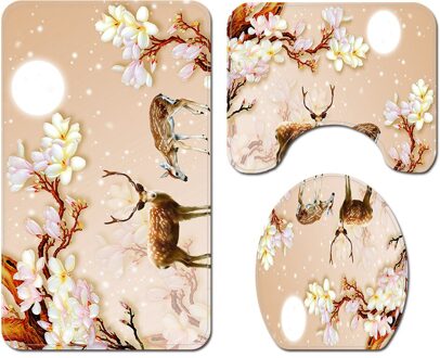 3D Printing Bad Tapijt Tapijt Voor Badkamer Badmat Douche Gordijn Absorberende Wc Tapijt Badkamer Antislip Vloermat bad Tapijten Bath Mats-707