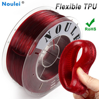 3D Printing Filament 1kg TPU Flexible Filament TPU filament Plastic for 3D Printer 1.75mm Printing Materials Green Red Color