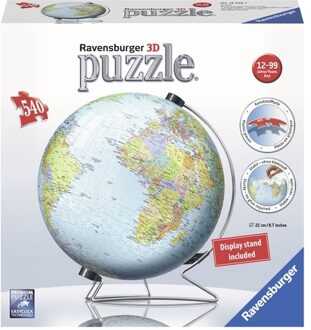 3D puzzel de aarde - 540 stukjes Multikleur