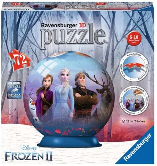 3D puzzel Disney Frozen 2 puzzelbal - 72 stukjes