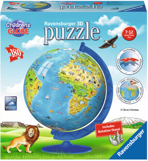 3D puzzel kinderglobe XXL - 180 stukjes Multikleur