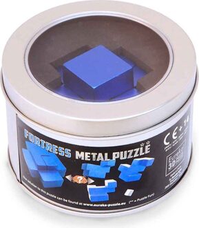 3D Puzzle Breinbreker puzzel in blik blauw