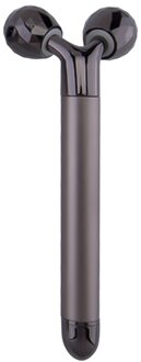 3D Roller Facial Massage Beauty Bar Trillingen Afslanken Gezicht Massage Stok Lift Huidverstrakking Rimpel Gezicht Lifting Instrument zwart