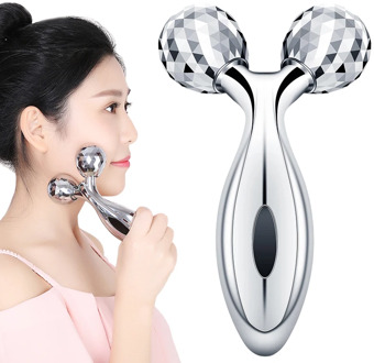 3D Roller Massager Facial Massage Handheld Y Shape Wrinkle Remover Face Lift Roller Full Body Relaxation 360 Rotate Beauty Tools
