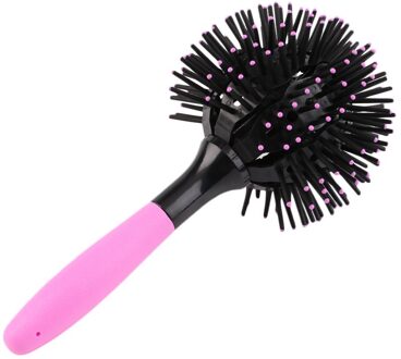 3D Ronde Borstels Kam Salon Make Up 360 Graden Bal Styling Tools Magic Detangling Haarborstel Hittebestendige Haar Kam