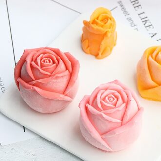 3D Rose Bloem Zeep Siliconen Mal Voor Zeep Maken Siliconen Mal Voor Kaars Maken Diy Handgemaakte Party Gunsten