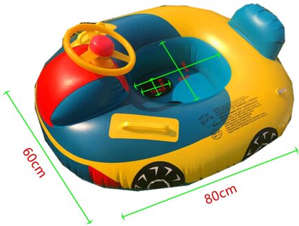 3D Schildpad Auto Vorm Zwemmen Ring Voor Baby Kids Opblaasbare Drijvende Zwemmen Ring Veilig Float Cirkel Zwembad Baby Accessoires