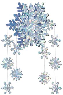 3D sneeuwvlok hangdecoratie Wit