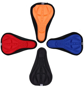 3D Soft Bike Saddle Cover Bicycle Seat Cycling Silicone Seat Mat Cushion Seat Saddle Cover for Bicycle Bike Accessories