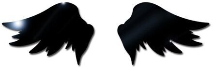 3d Spiegel Liefde Muurstickers Verwisselbare Decals Decoratieve Kunst Muren Voor Diy Home Kamers Spiegel Sticker Tuin Muursticker zwart