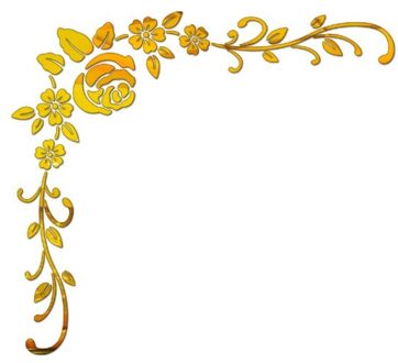 3D Spiegel Muurstickers Acryl Sticker Diy Bloemvorm Decoratieve Spiegel Muurstickers Woonkamer Muurschilderingen Home Decor GD