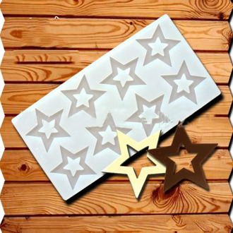 3D Star Shaped Cake Mold Silicone Party Cookie Cake Decoration Chocolate Toppers DIY Fondant Tools Bakeware Kitchen Accessories