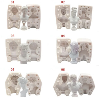 3D Statue Fondant Silicone Mold Celebrity Plaster Venus Morpheus Agrippa Ariadne Medici Hermes Handmade DIY Crafts Decorations