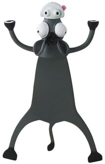 3D Stereo Kawaii Bookmark Cartoon Mooie Animal Bladwijzer Voor Student Meisje Plastic Leuke Wacky Bladwijzer Student G