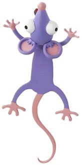 3D Stereo Kawaii Bookmark Cartoon Mooie Animal Bladwijzer Voor Student Meisje Plastic Leuke Wacky Bladwijzer Student