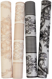 3D stereo wallpaper bedroom living room TV background luxury wallpaper Damascus AB-type high-end version