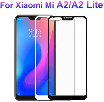 3D Tempered Glass for xiaomi mi a2 lite Screen Protector xiomi xaomi xiami ksiomi xioami my mia2 a 2 a2lite Protective glas film