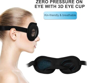 3D Travel Rest Aid Eye Mask Cover Slapen oogmasker Slapen Verlichten Vermoeidheid Licht Blokkeren Slaap Masker