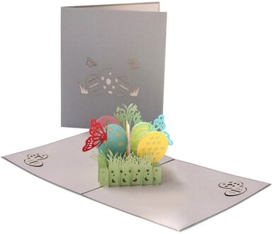 3D Uitnodiging Kaarten Vlinder Postkaart Creativiteit Pasen Papier Handgemaakte Snijden Groet Dank U Kaarten Met Envelop