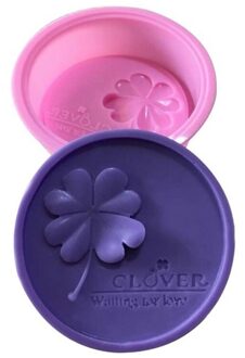 3D Vier Blad Bloem Siliconen Zeep Mal Handgemaakte Cakevormen Natuurlijke Zeep Maken Ambachten Diy Bakken Gebak Vormen Tool