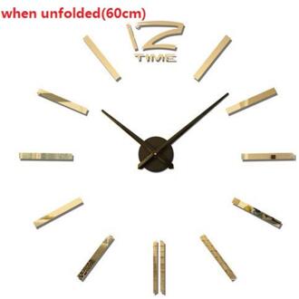 3D Wandklok Spiegel Muursticker Creatieve Diy Wandklok Verwijderbare Art Sticker Sticker Home Decoratie Woonkamer 003