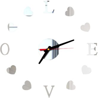 3D Wandklok Spiegel Muurstickers Creatieve Diy Wandklokken Afneembare Art Decal Sticker Home Decor Woonkamer Quartz Naald