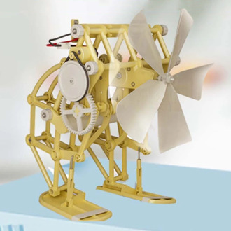 3D Wind Power Bionic Mechanical Beast Assembled Model Educational Toy Kid Puzzle L4MC