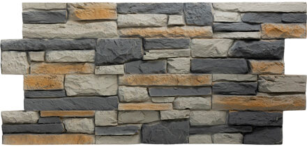 3D XL Wandpaneel Piedra Ardesia Ombra 124x59x2.7cm