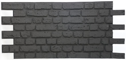 3D XL Wandpaneel Piedra Vintage Zwart 126x59x2.7cm