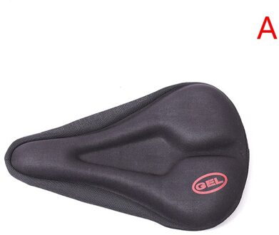 3D Zachte Verdikte Fietsstoeltje Ademend Fietszadel Seat Cover Comfortabele Foam Zitting Mountainbike Fietsen Pad Kussen Cove wit